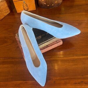 Loeffler Randall Blue Suede Heels